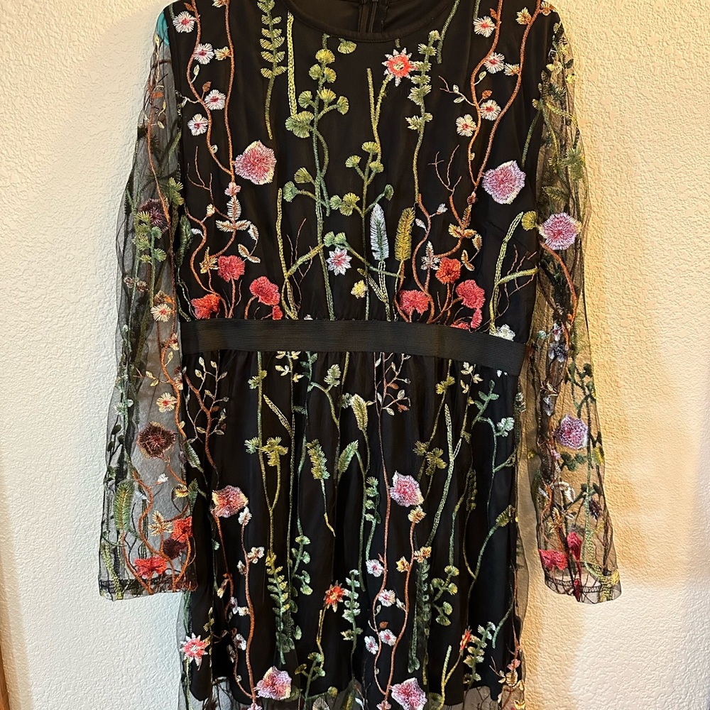 Floral mini dress